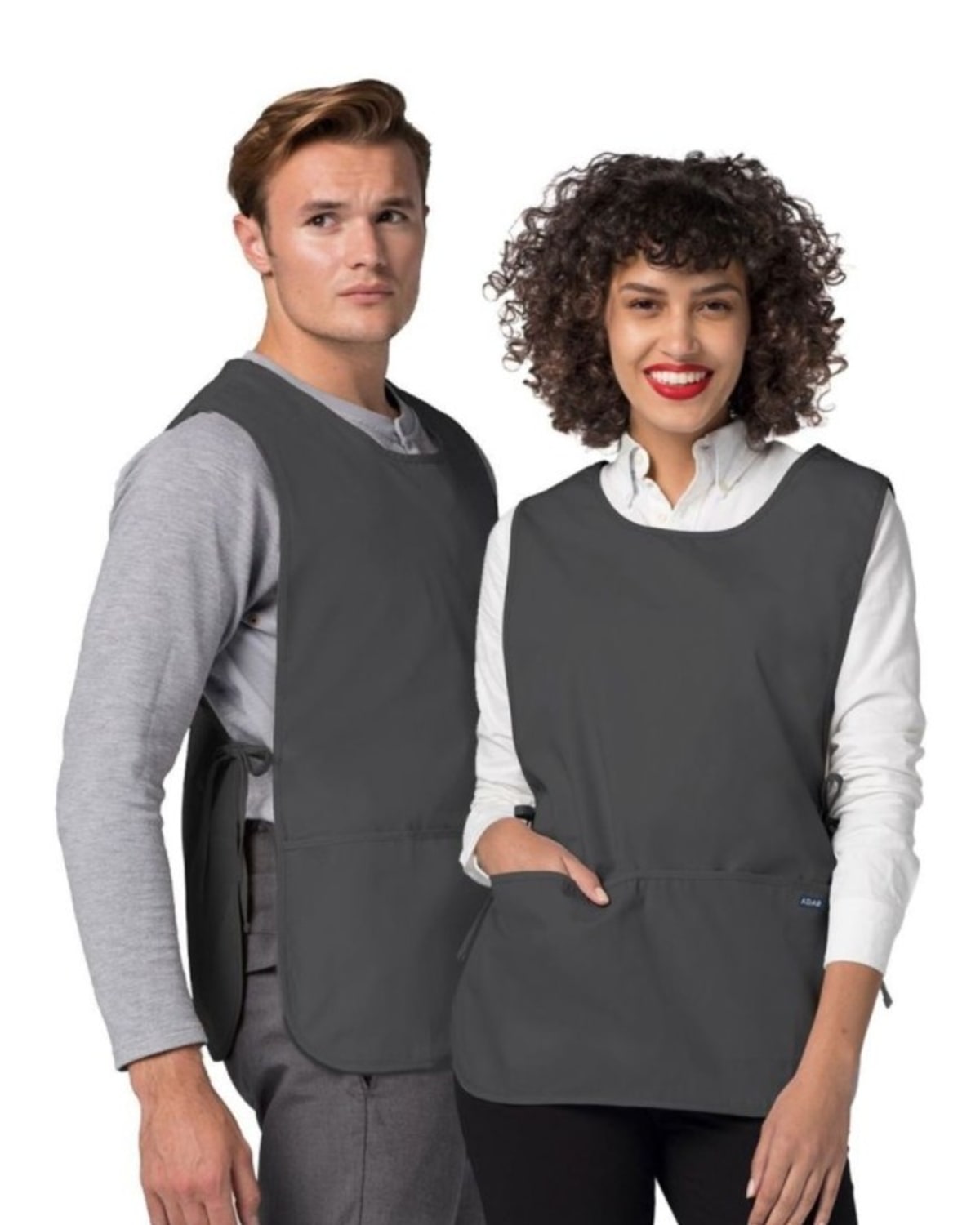Pewter Uniforms for Unisex Medical Apron by Adar Uniforms